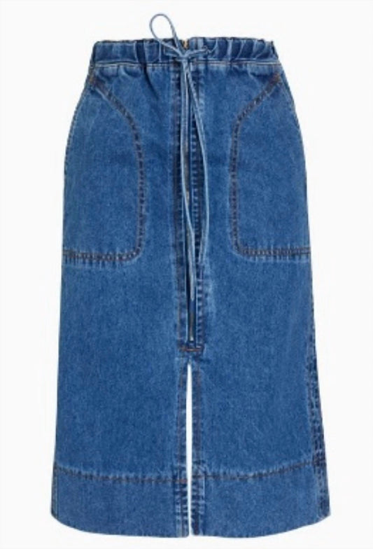 Rejina Pyo - Women's Denim Midi Skirt