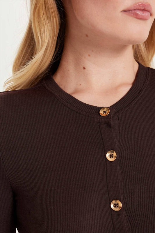 Goldie - Crop Long Sleeve Cardigan