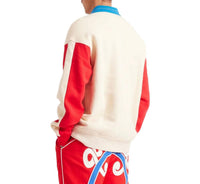 Diet Starts Monday Champion Sport Pullover in antique white red - men's shirt - alternate view