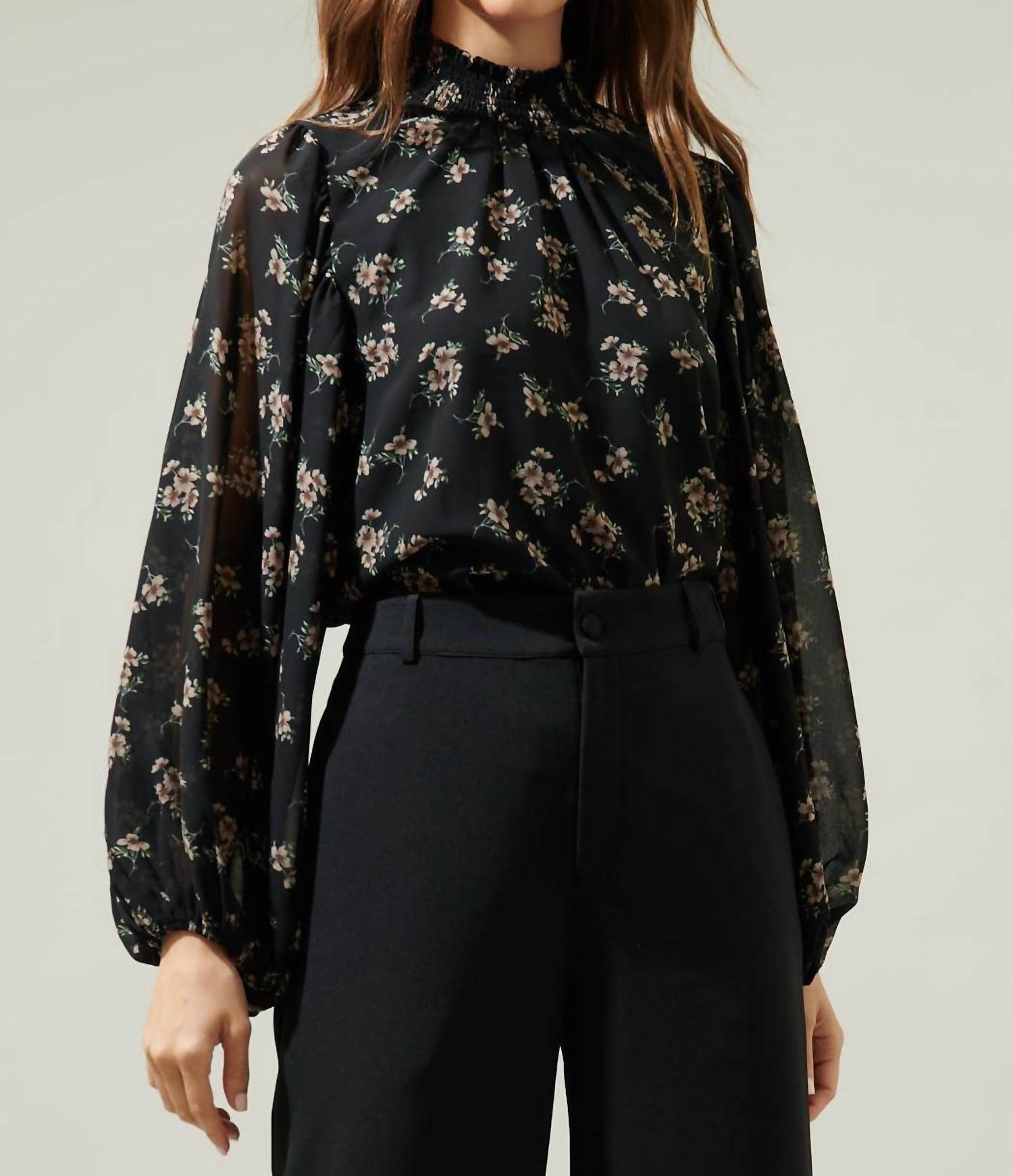 Sugarlips - Balloon Sleeve Blouse