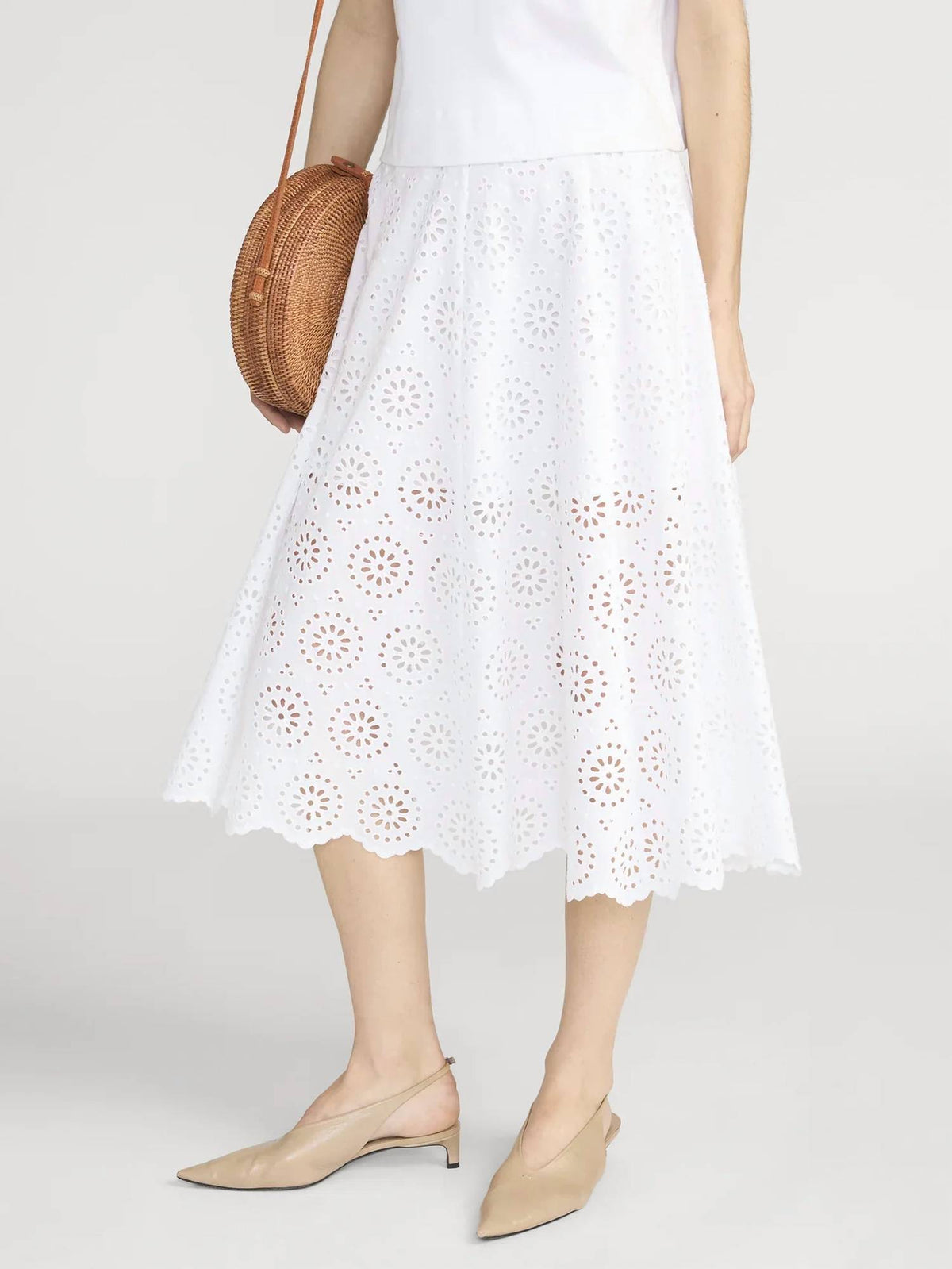 Frame - SOLSTICE EYELET SKIRT