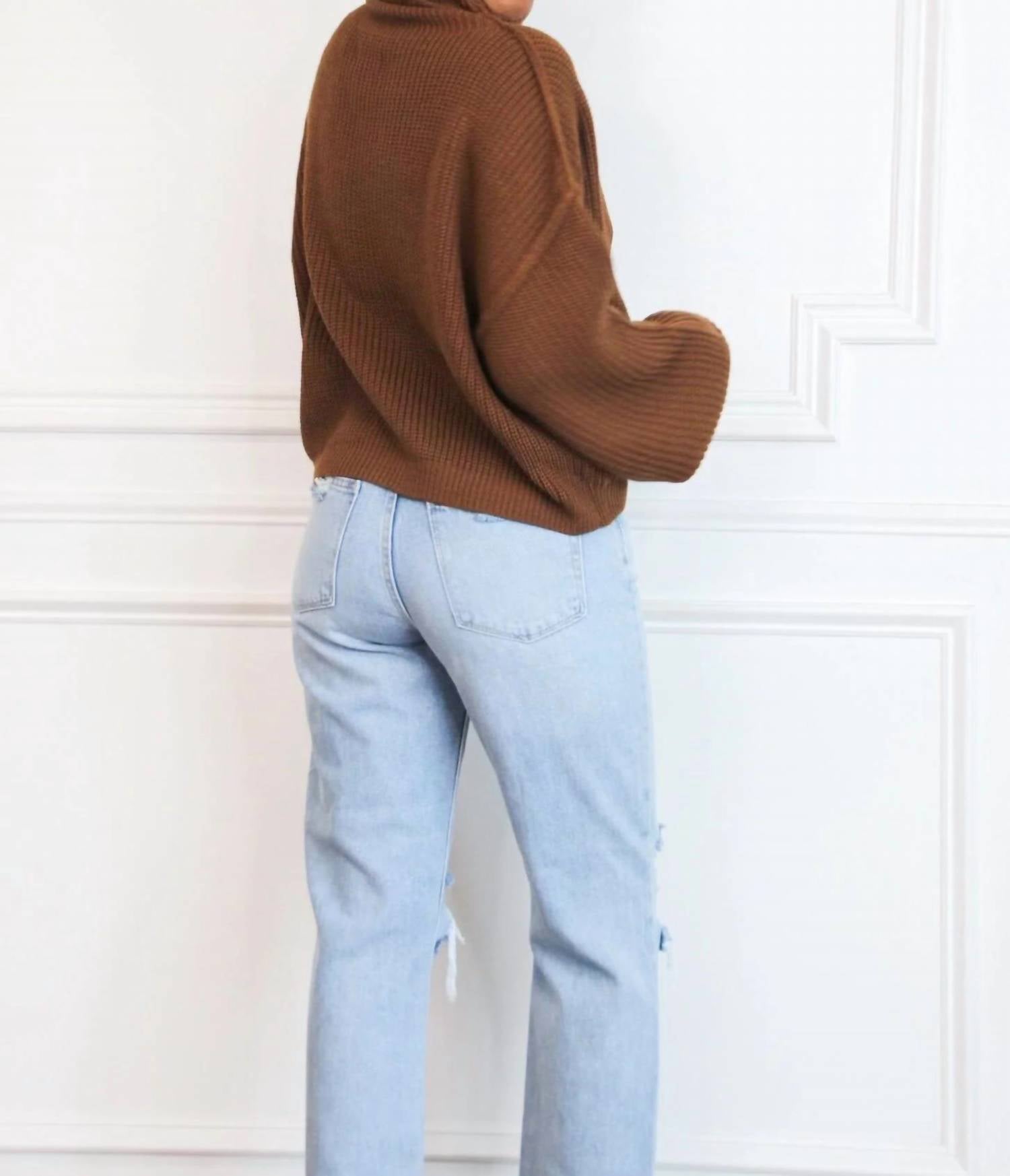 Zenana - Under Wraps Turtleneck Sweater