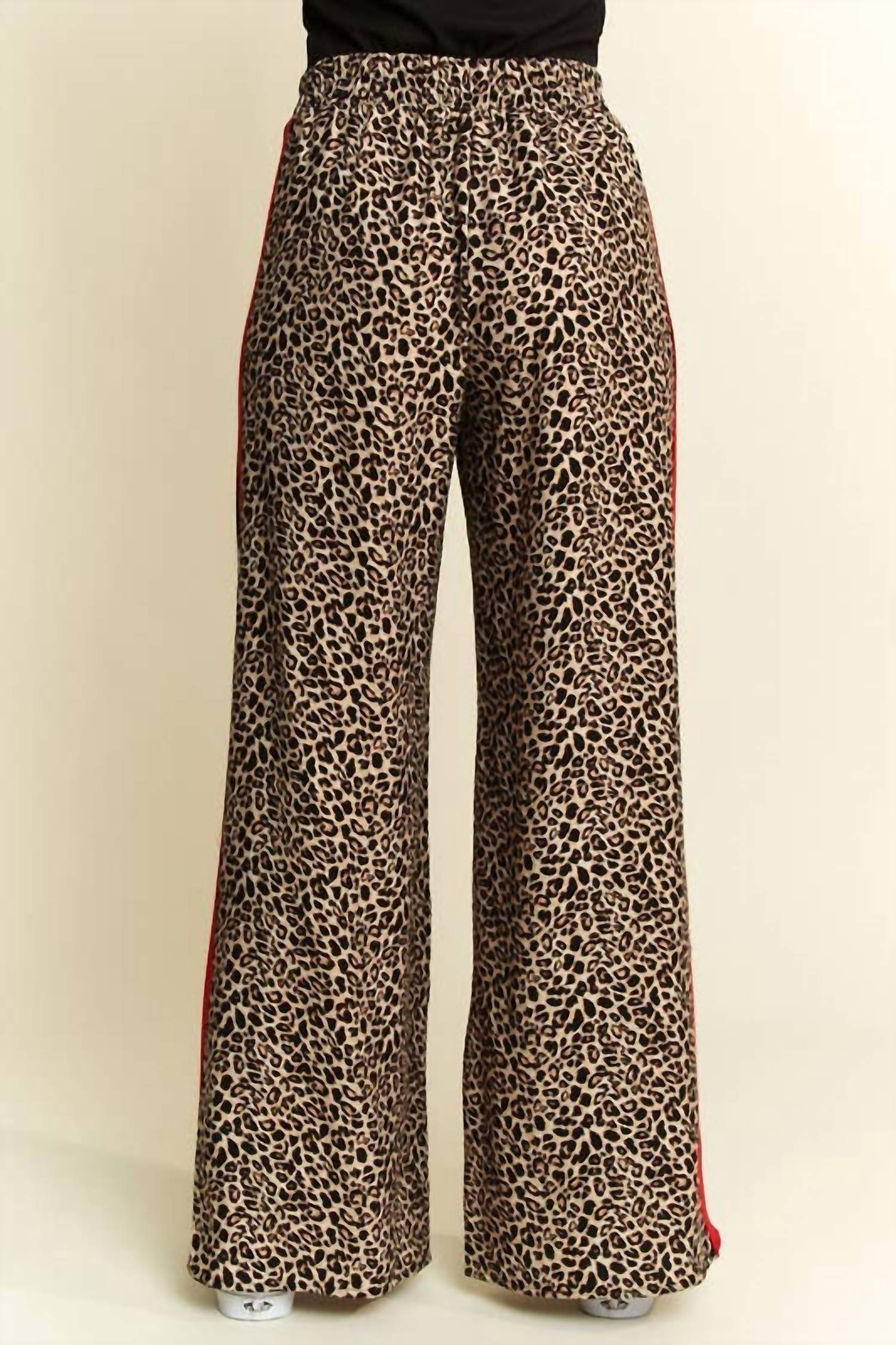Jade By Jane - Leopard Contrast Trouser