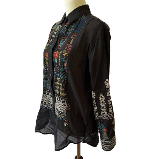 Johnny Was - Scara Oversized Yoke Shirt