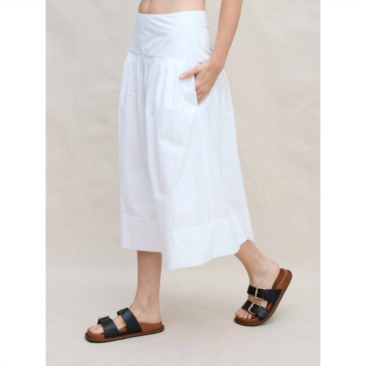 Margaret O'Leary - Venice Poplin Midi Skirt