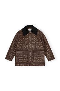 Ganni - Shiny Quilt Jacket