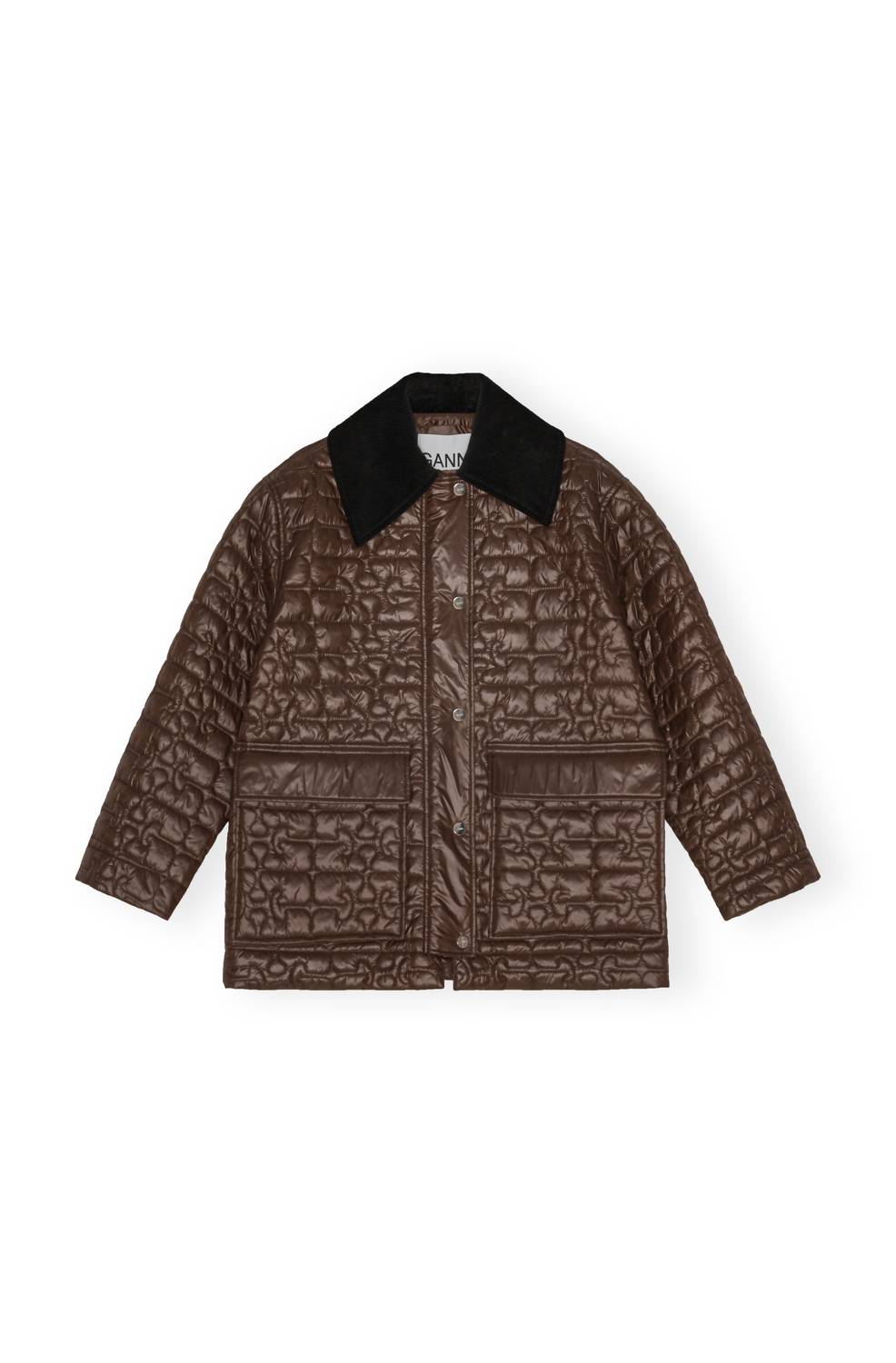 Ganni - Shiny Quilt Jacket