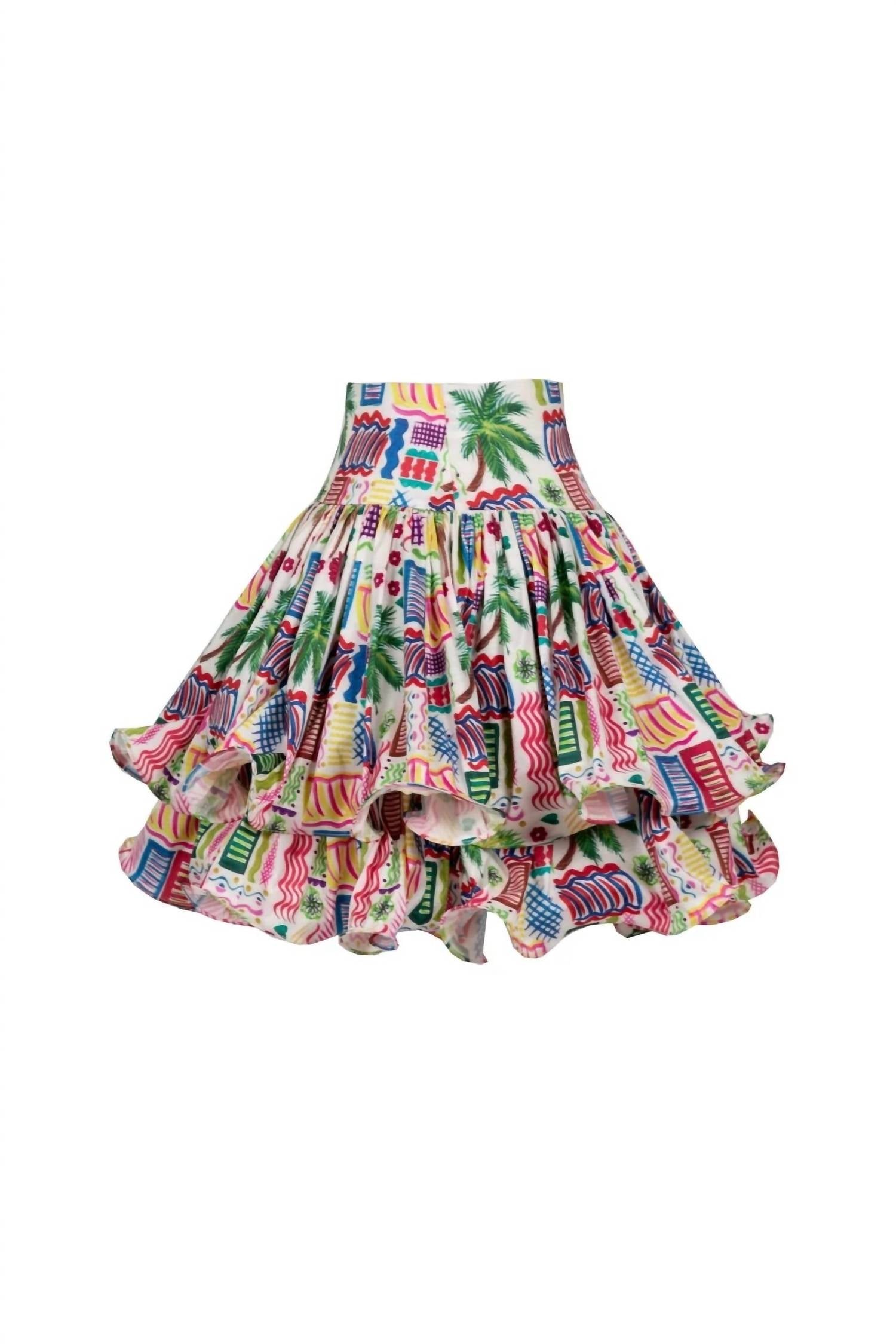 CELiA B Cranberry Skirt in multicolor - women's skirt - view 5