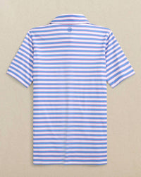 Southern Tide - Boy's Short Sleeve Driver Water Way Stripe Polo