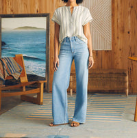 Faherty - Dream Cotton Gauze Desmond Top
