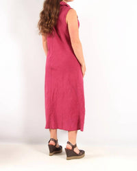 Cut Loose - Bias Cut Placket Linen Dress