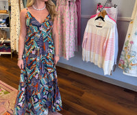 Meet Me In Santorini - Chromatic Odyssey Maxi Dress