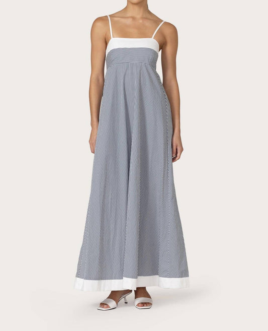 Lusana - Adriana Maxi Poplin Dress