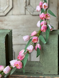 Lancaster Home - Tulip Garland Home Accent