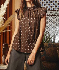 Bucketlist - Cecilia Ruffle Blouse Top