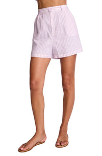 Sundays - Stripe Linen Penny Shorts
