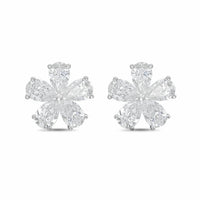 Diana M Jewels - Women's Pear Lab-Grown Diamond Stud Earrings (2.00 Ct TCW) - Classic