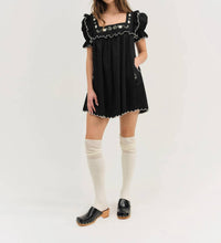 for Love & Lemons Tea Time Baby Doll Dress in black - women's dress - view 6