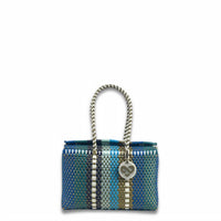 Maria Victoria - Women's Handwoven Recycled Plastic Basket Bag