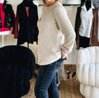 Little Daisy Closet - The Quiet Ease Ribbed Top