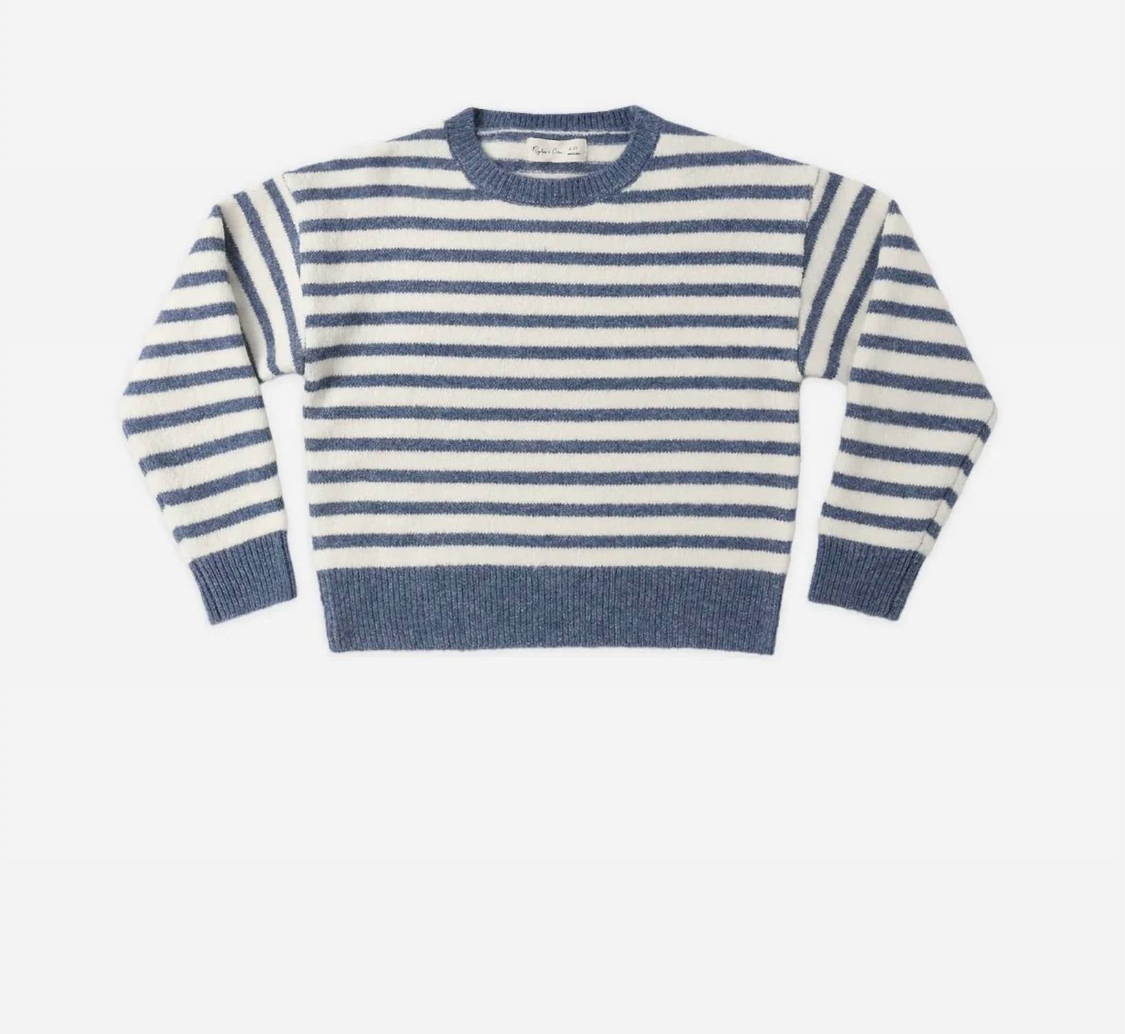 Rylee + Cru - Aspen Sweater Maritime Stripe Top