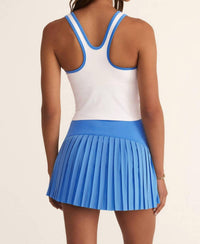 Z Supply Set Match Top in honeydew - women's skirt - detail view