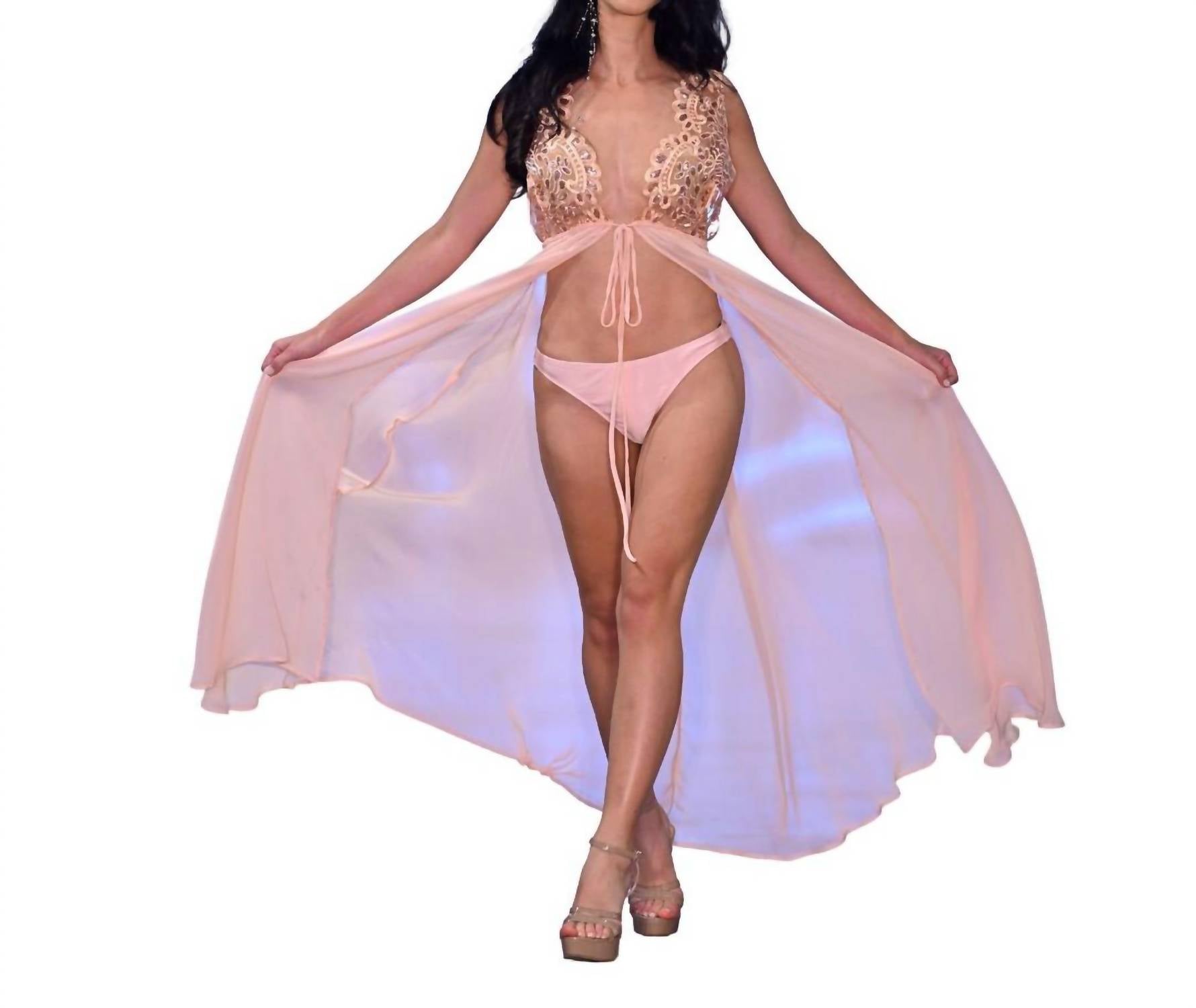 Gyv Me Body - Show Me Lace Dress