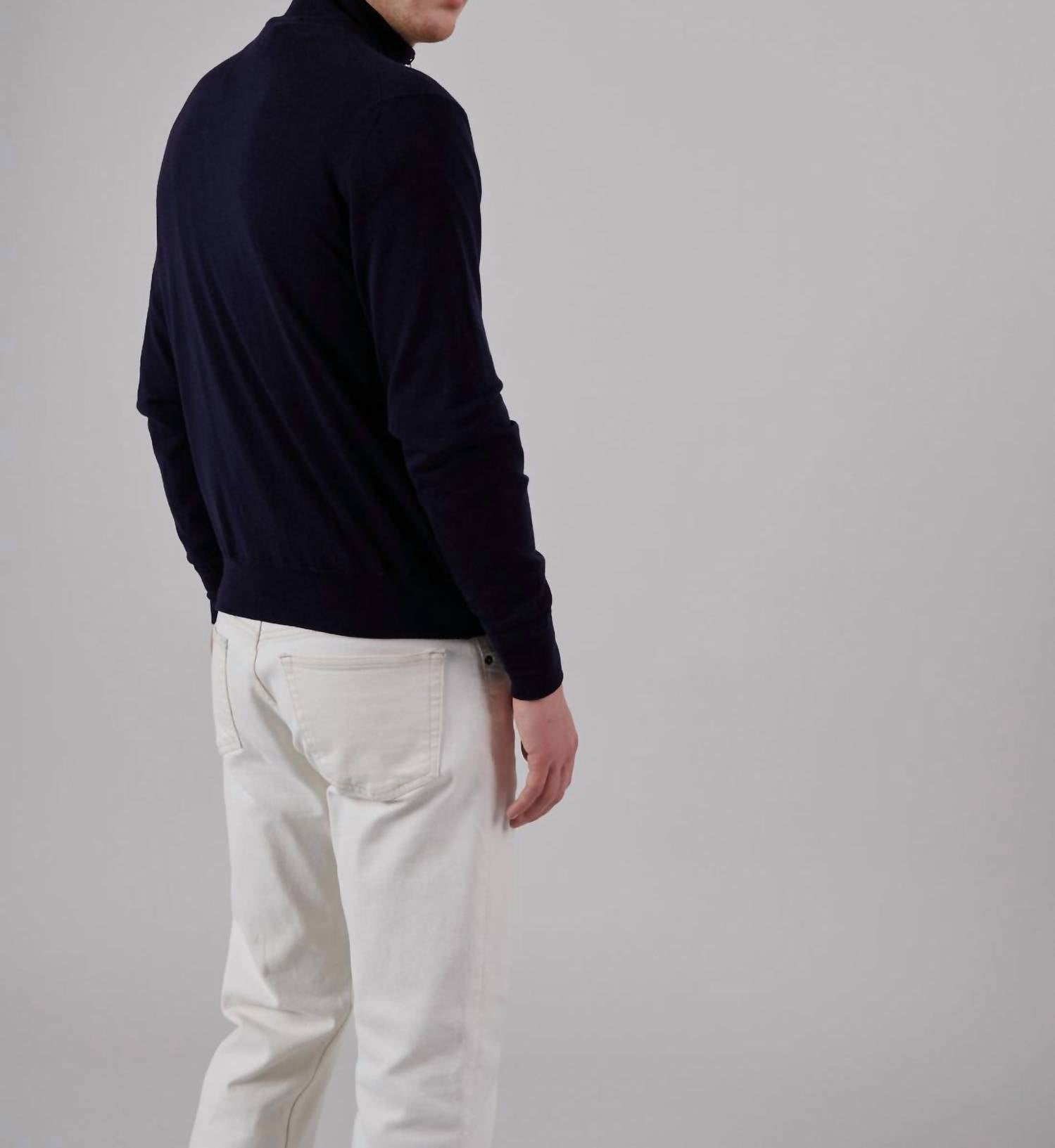 Fedeli - Paros Reversible Full Zip Stretch Bomber Sweater