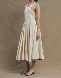 Maude Club - Open Back Midi Swing Dress