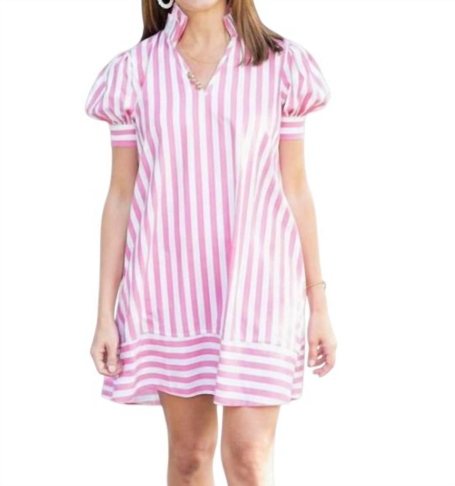 Kate Leigh - Cabana Stripe Mini Dress