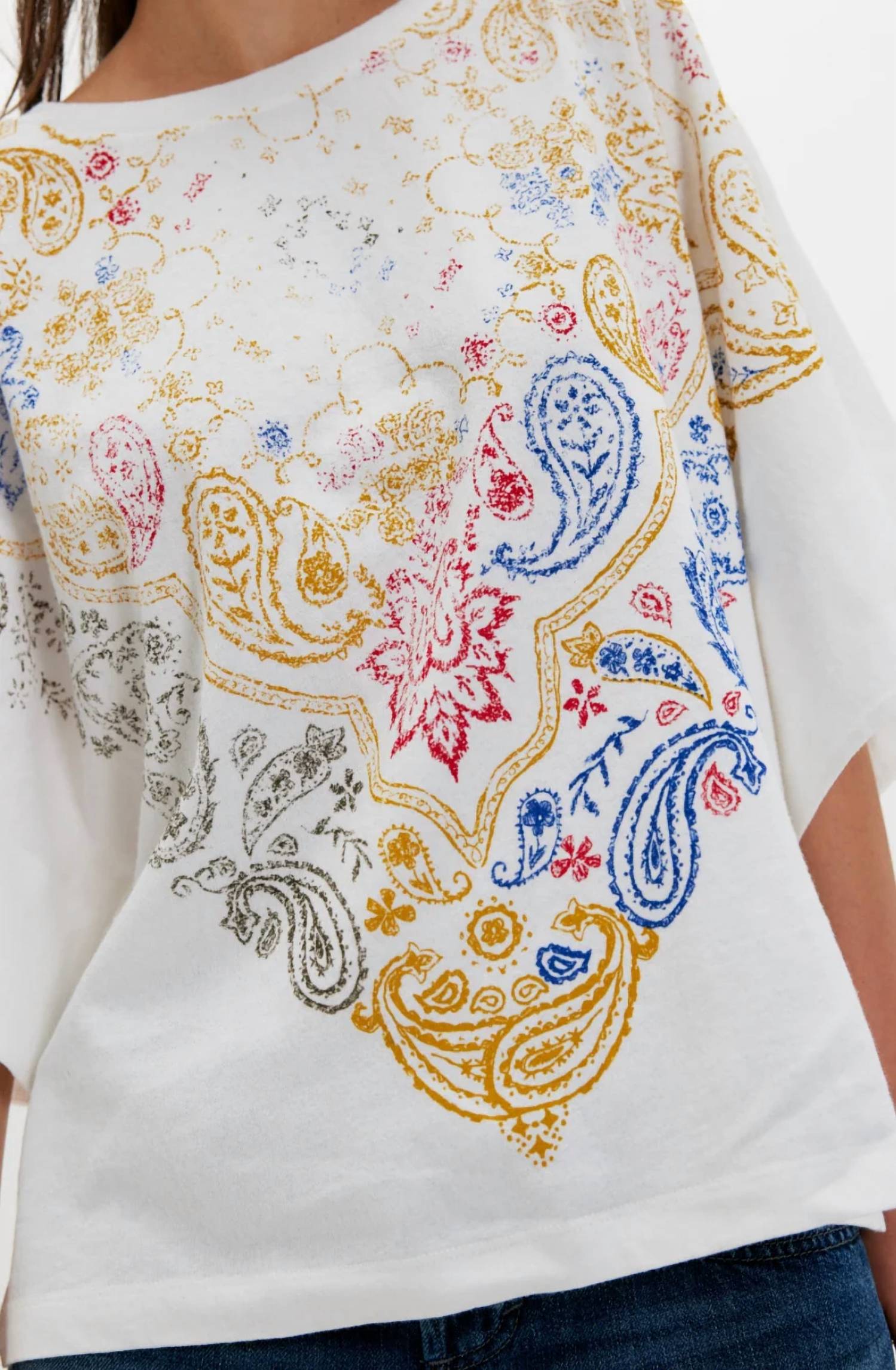 Free People - Women's Heirloom Printed Tee