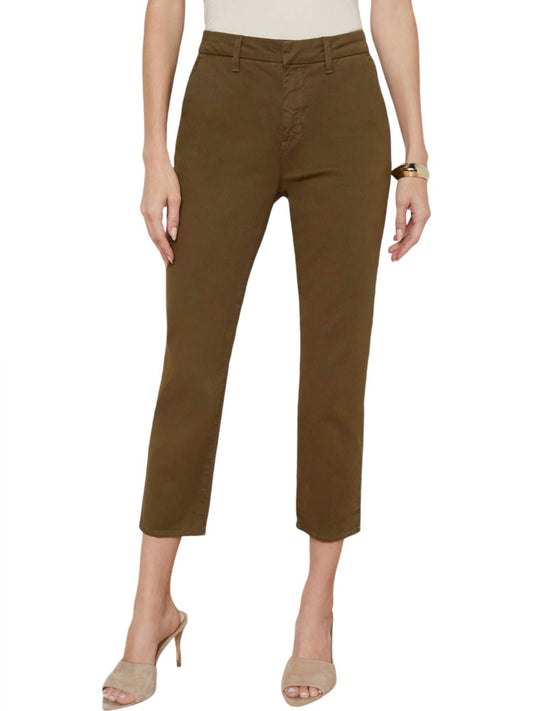 L'Agence - Harlow High Rise Crop Slim Trouser Pants