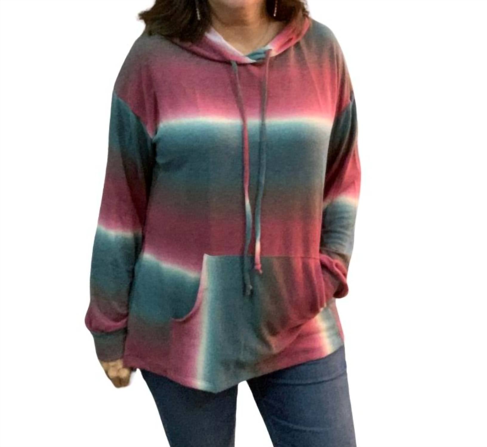 White Birch - Hooded Pullover Top
