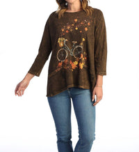 Jess & Jane - Sequoia Mineral Washed Patch Pocket Top