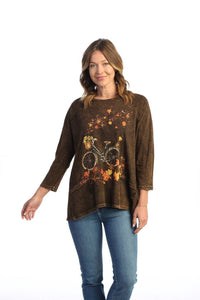 Jess & Jane - Sequoia Mineral Washed Patch Pocket Top