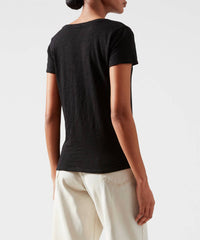 Atm - Slub Jersey Schoolboy V-neck Tee