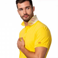 Eight X - Double Sided Multi Colored Paisley Print Collar Polo