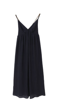 See U Soon Coco Long Maxi Dress in navy - women's dress - view 5