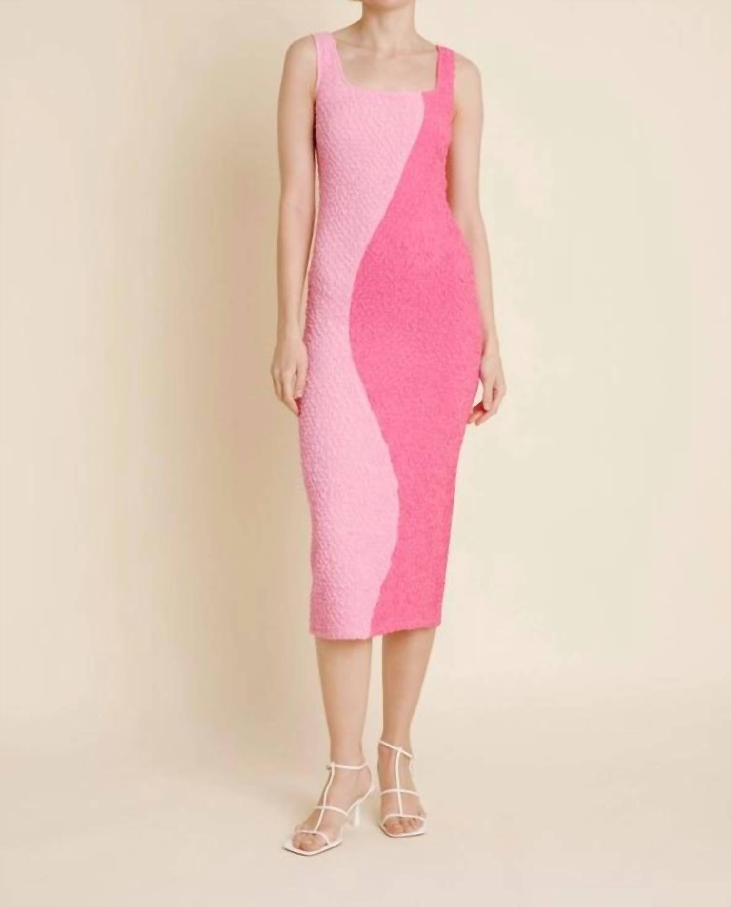 Aureum - Smocked Midi Dress