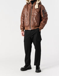 Parajumpers - JULIUS SPECIAL LEATHER BOMBER JACKET