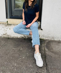 Nic + Zoe - Perfect Knit Crew Neck T-Shirt