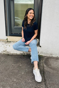 Nic + Zoe - Perfect Knit Crew Neck T-Shirt