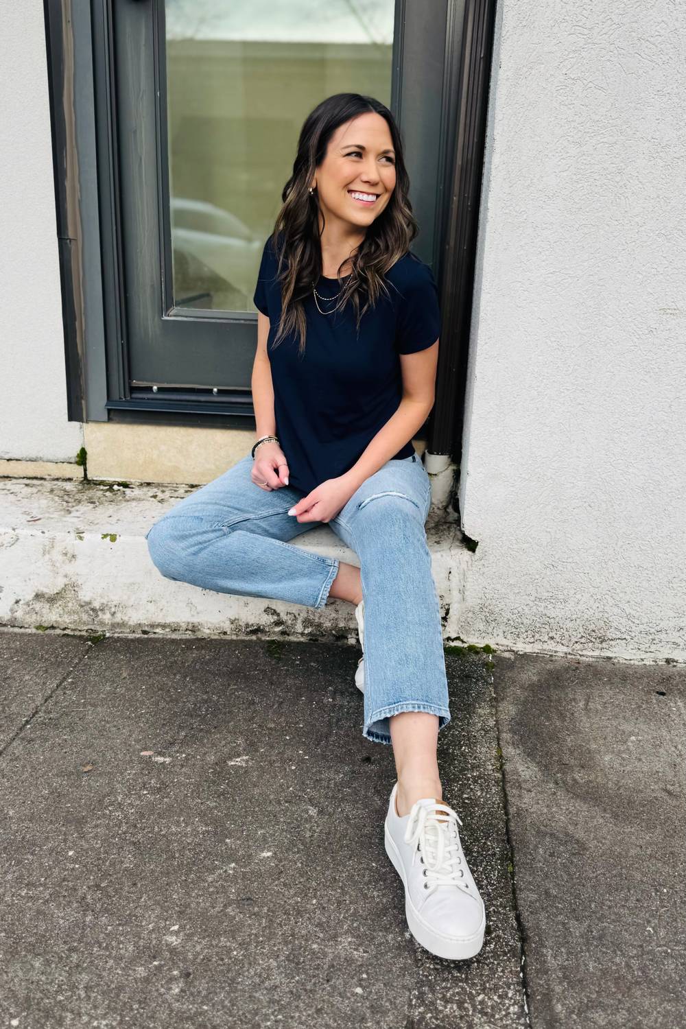 Nic + Zoe - Perfect Knit Crew Neck T-Shirt