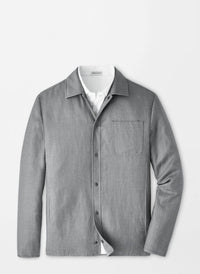 PETER MILLAR Portland Shirt Jacket in gale gray - men's jacket - view 4