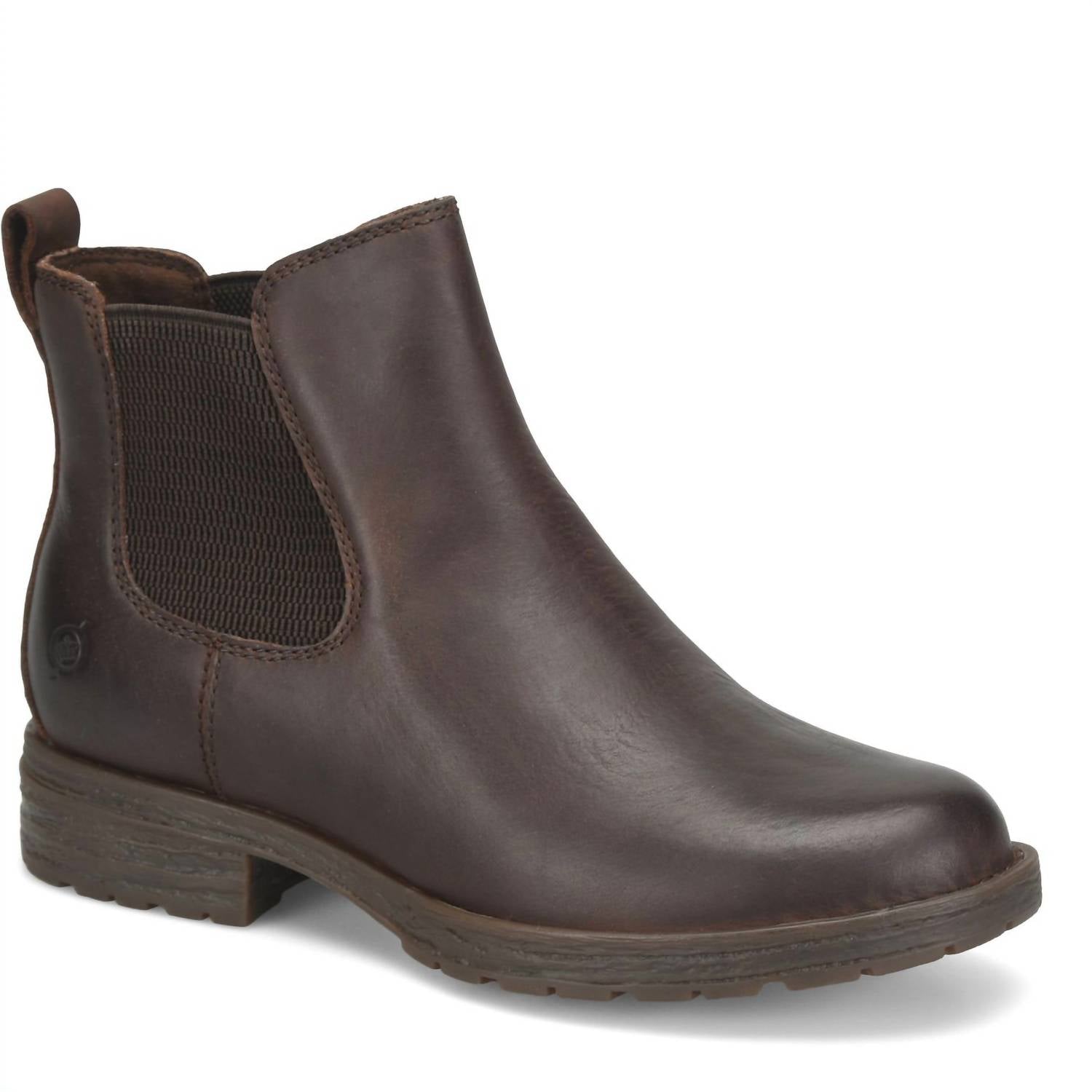 Born Women's Cove Chelsea Boot in brown - women's shoe - detail view