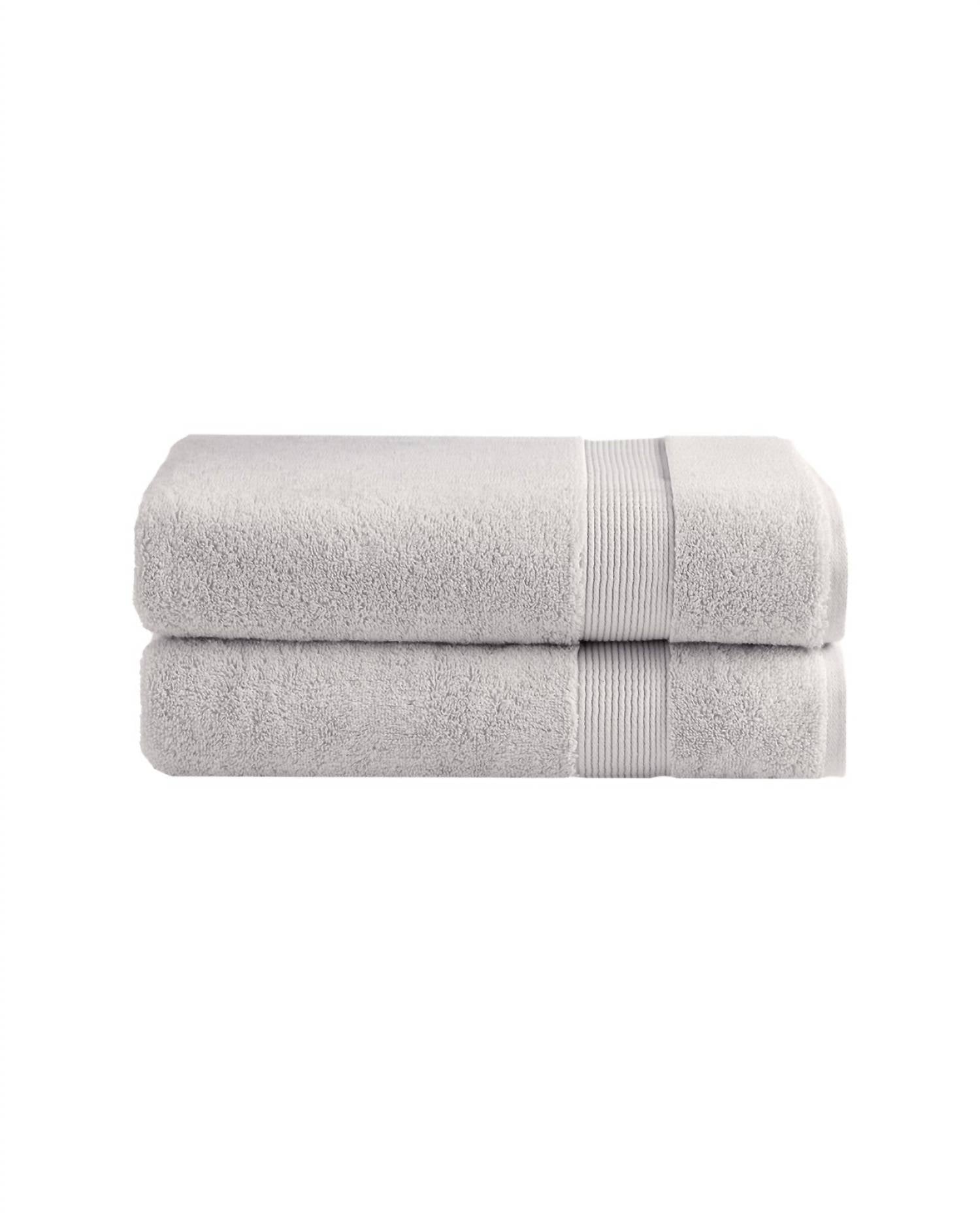 Under the Canopy Classic Organic 2-piece Bath Towel Set in silver - item