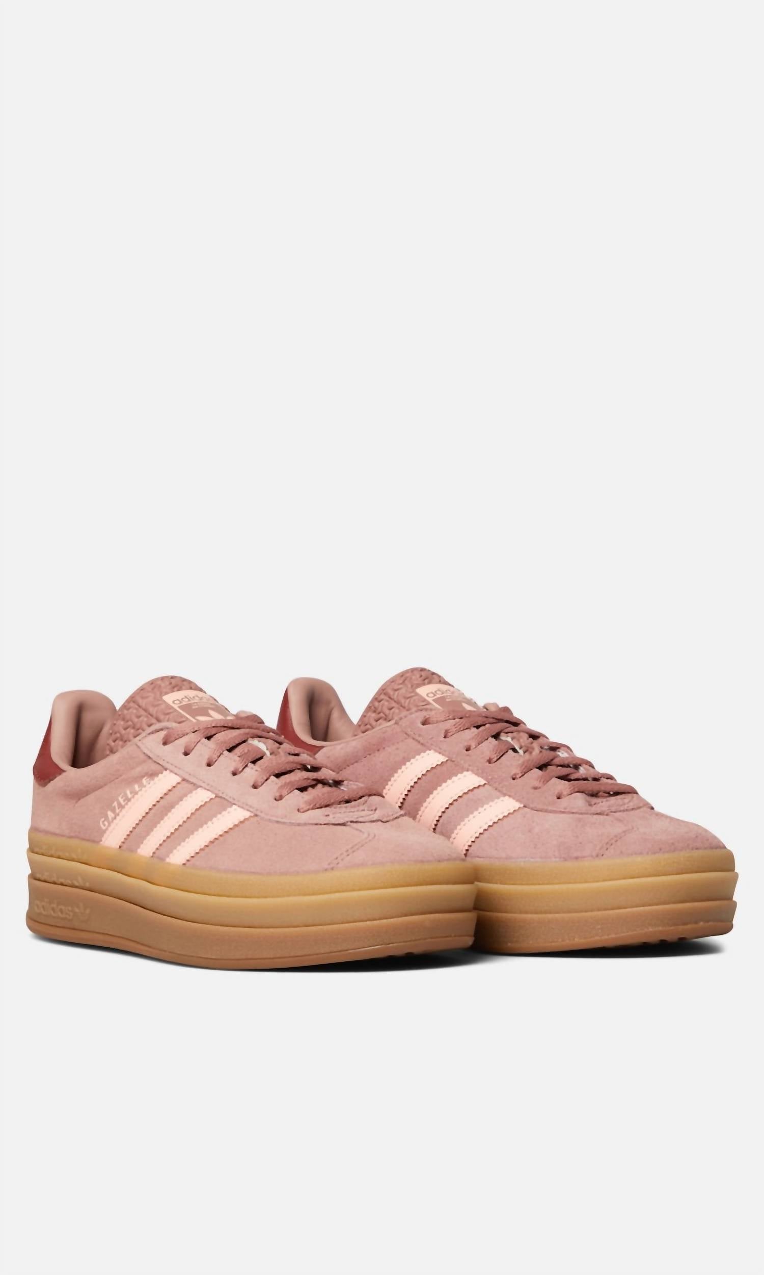 adidas Women's Gazelle Bold Sneakers in pink - women's sneaker - detail view