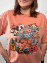 Comfort Colors - Harvest Haunts Retro Halloween Graphic Tee