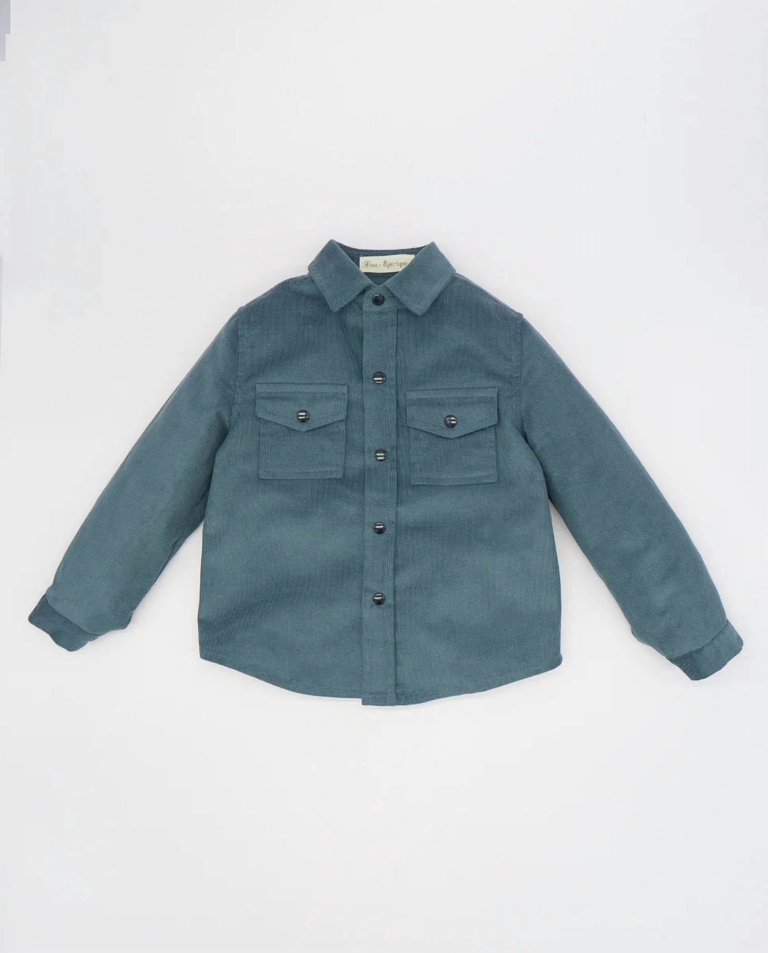 Fina Ejerique - Kid's Corduroy Shirt With Collar And Twill Trousers Set