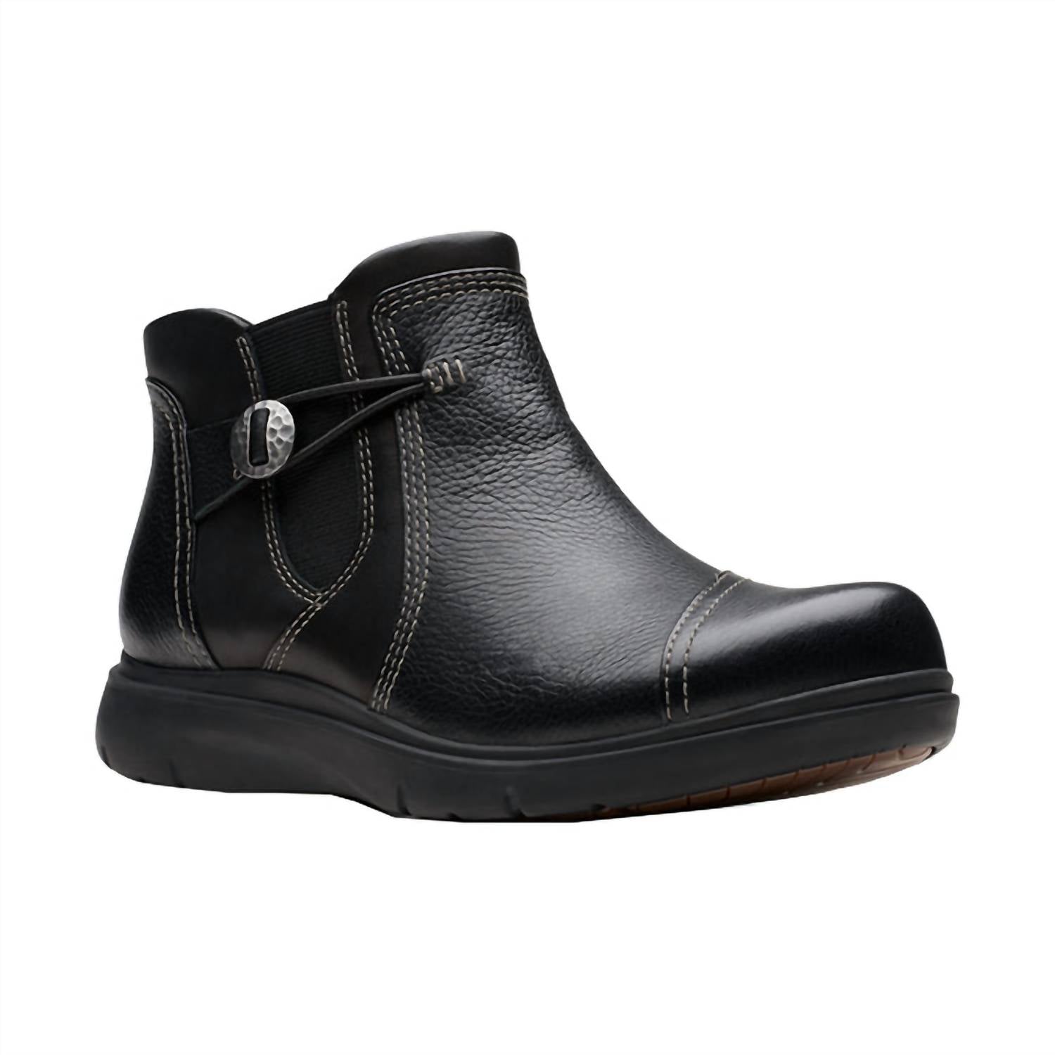 Clarks Women's Certina Joy Ankle Boots in black - women's shoe - alternate view